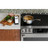 CHS950P2MS1 Cafe 30" Slide-In Front Control Induction Double Oven Range - Stainless Steel with Brushed Stainless Steel Handles and Knobs