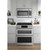 CHS950P2MS1 Cafe 30" Slide-In Front Control Induction Double Oven Range - Stainless Steel with Brushed Stainless Steel Handles and Knobs