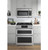 CGS750P2MS1 Cafe 30" Slide-In Gas Range with Double Oven and Front Controls - Stainless Steel with Brushed Stainless Steel Handles and Knobs