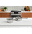 CHS950P2MS1 Cafe 30" Slide-In Front Control Induction Double Oven Range - Stainless Steel with Brushed Stainless Steel Handles and Knobs