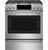 CGS700P2MS1 Cafe 30" Slide-In Front Control Convection Gas Range - Stainless Steel with Brushed Stainless Steel Handles and Knobs