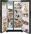 FRSS2623AB Frigidaire 36" 25.6 Cu. Ft. Side by Side Refrigerator - Black