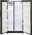 FRSS2623AD Frigidaire 36" 25.6 Cu. Ft. Side by Side Refrigerator - Black Stainless Steel