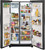 FRSS2623AD Frigidaire 36" 25.6 Cu. Ft. Side by Side Refrigerator - Black Stainless Steel
