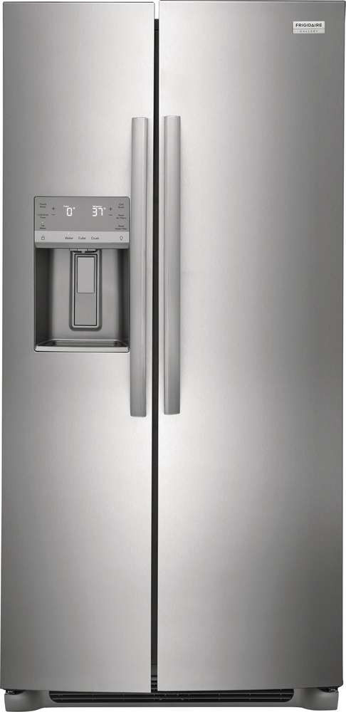 GRSC2352AF Frigidaire Gallery 36" 22.3 cu. ft. Counter Depth Side by Side Refrigerator with Water Dispenser - Smudge-Proof Stainless Steel
